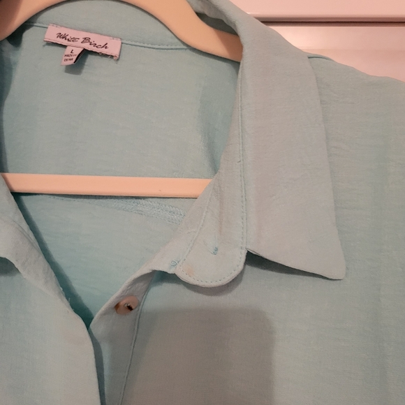 White birch Button Up top - Picture 3 of 6